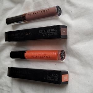 Anastasia beverly hills lip gloss sunset strip liquid lipstick grim nib